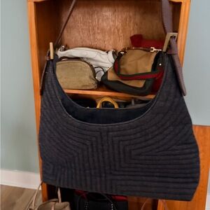 Denim Bally Shoulder Bag